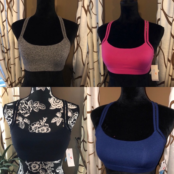 shosho Other - Bundle of 4 Women Sports Bra With Cross Back